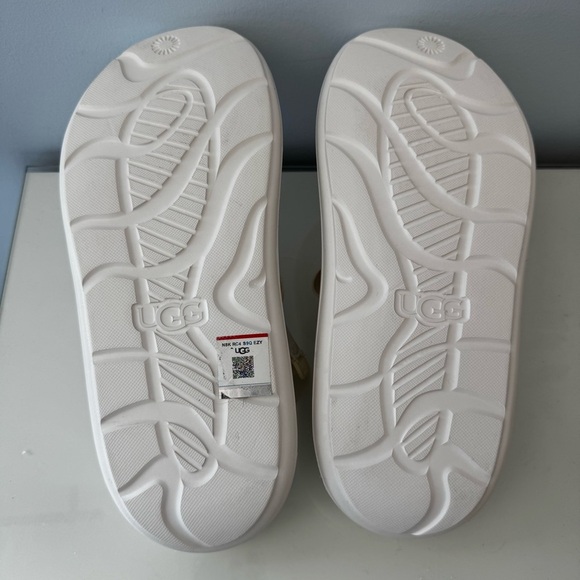 UGG Women’s Sport Yeah Sandals White Size 10 - Picture 2 of 6